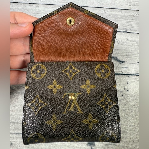 Louis Vuitton Portefeiulle Elise Trifold Wallet Monogram Canvas Leather - Picture 7 of 14